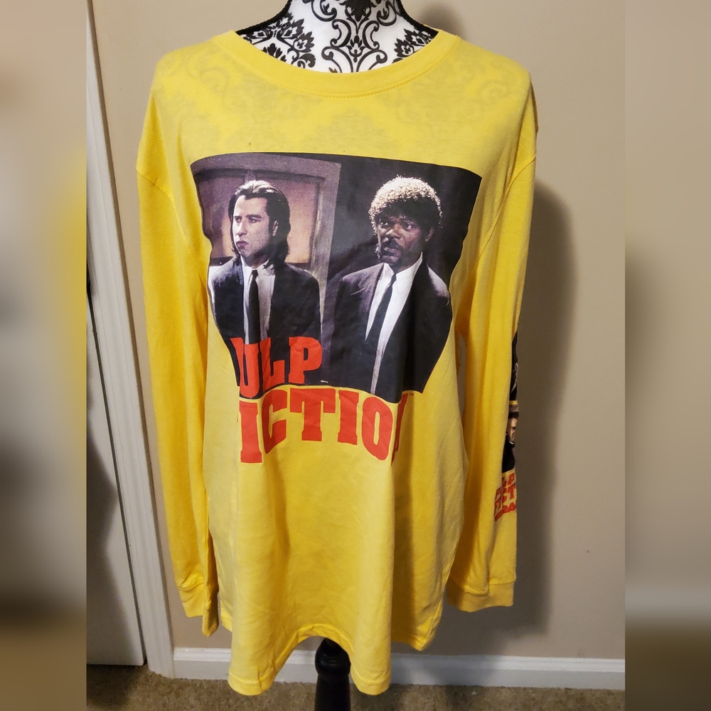 Miramax Yellow Pulp,Fiction Long Sleeve T Shirt